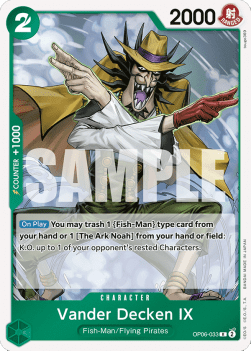 Vander Decken IX (OP06-033) OP06 Rare Near Mint Englisch