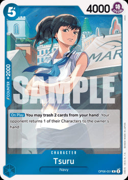 Tsuru (OP06-051) OP06 Rare Near Mint Englisch