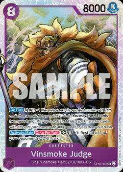 Vinsmoke Judge (OP06-062) (V.1) OP06 Super Rare Near Mint Englisch