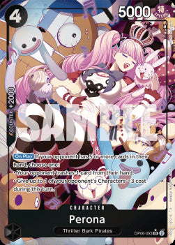 Perona (OP06-093) (V.2) OP06 Alternate Art Near Mint Englisch