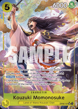 Kouzuki Momonosuke (OP06-107) (V.2) OP06 Alternate Art Near Mint Englisch