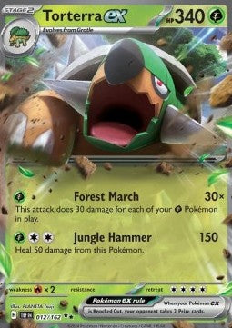 Torterra ex TEF-012 Double Rare Excellent Englisch