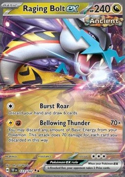 Raging Bolt ex TEF-123 Double Rare Excellent Englisch