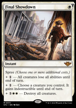 Finaler Showdown OTJ-11 Mythic Near Mint Englisch Foil