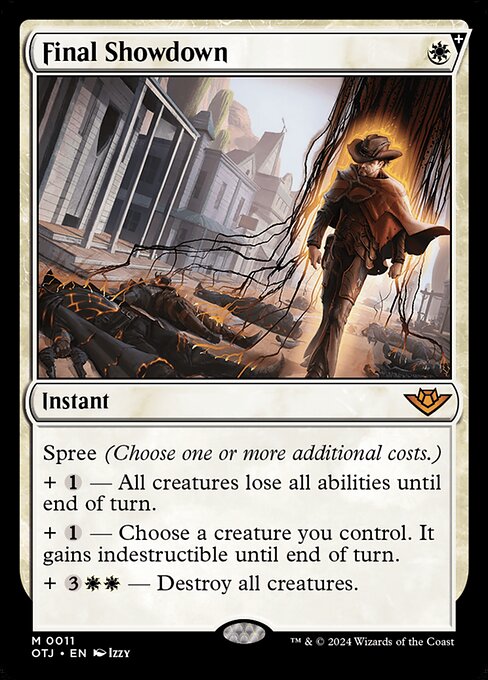 Finaler Showdown OTJ-11 Mythic Near Mint Englisch Foil