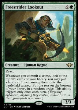 Freestrider Lookout OTJ-163 Rare Near Mint Englisch Foil