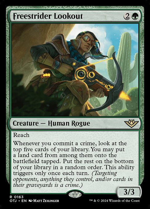 Freestrider Lookout OTJ-163 Rare Near Mint Englisch Foil
