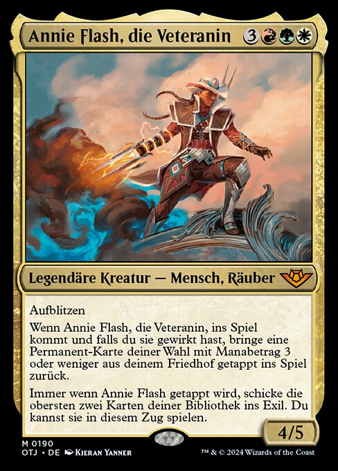 Annie Flash, die Veteranin OTJ-190 Mythic Near Mint Deutsch