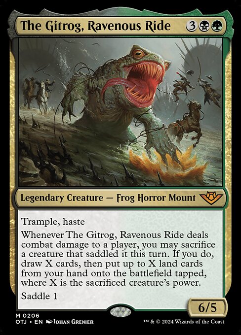 Gitrog, unersättliches Reittier OTJ-206 Mythic Good Englisch