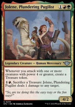 Jolene, Plundering Pugilist OTJ-210 Uncommon Near Mint Englisch