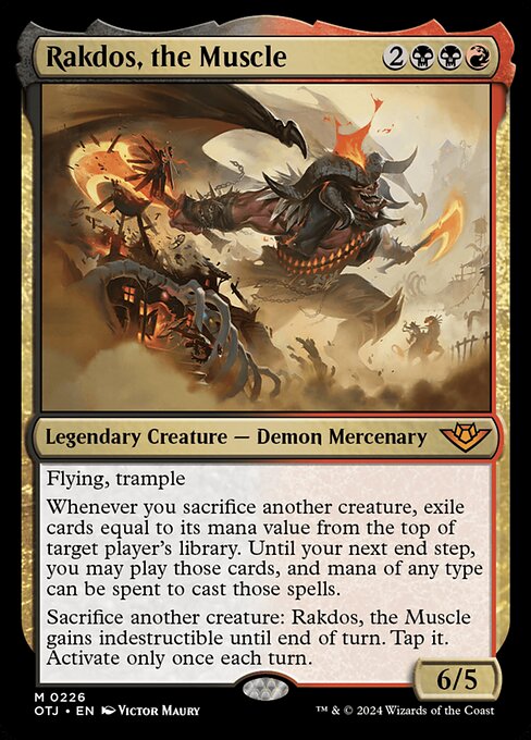 Rakdos, Mann fürs Grobe OTJ-226 Mythic Excellent Englisch