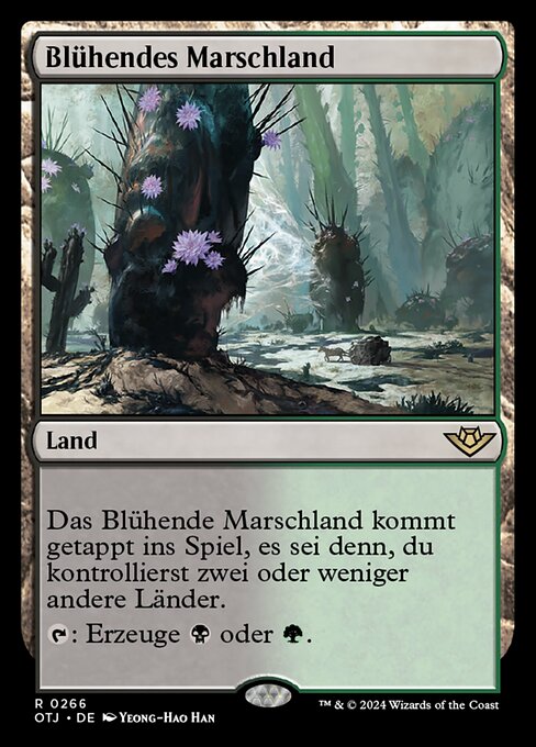 Blühendes Marschland OTJ-266 Rare Near Mint Deutsch Foil