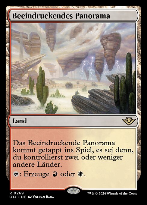 Beeindruckendes Panorama OTJ-269 Rare Near Mint Deutsch