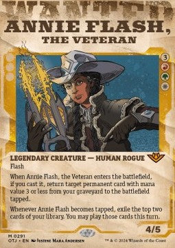 Annie Flash, die Veteranin XOTJ-291 Mythic Near Mint Deutsch Foil
