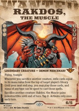 Rakdos, the Muscle XOTJ-297 Mythic Near Mint Englisch Foil