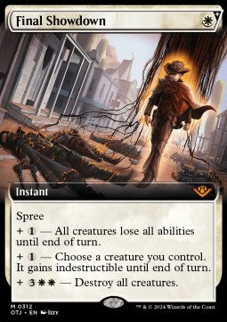 Finaler Showdown XOTJ-312 Mythic Excellent Deutsch Foil