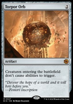 Torpor Orb (V.1) BIG-27 Mythic Near Mint Englisch Foil