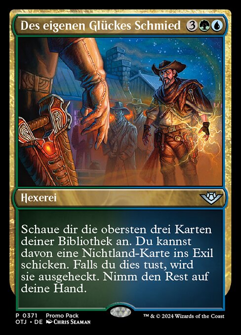 Des eigenen Glückes Schmied POTJ-371 Uncommon Near Mint Deutsch