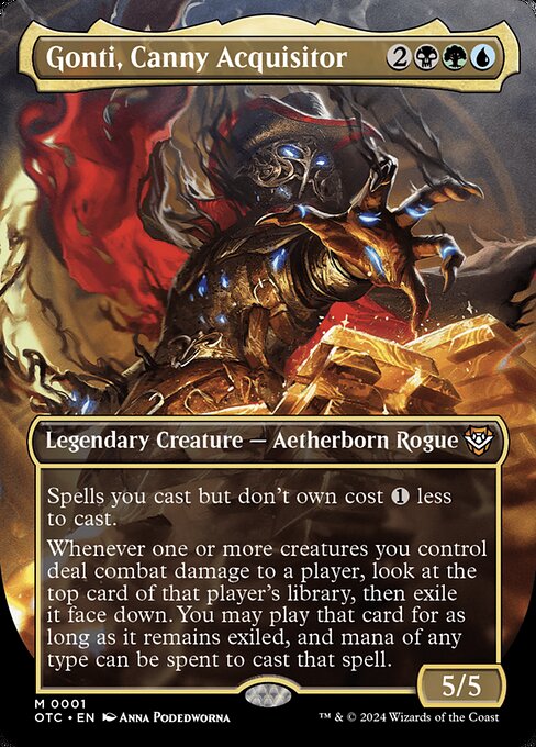 Gonti, Canny Acquisitor XOTC-1 Mythic Near Mint Englisch Foil