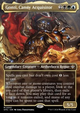 Gonti, Canny Acquisitor XOTC-1 Mythic Excellent Englisch Foil