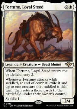 Fortuna, loyales Reittier OTJ-12 Rare Excellent Deutsch Foil