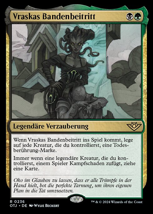 Vraskas Bandenbeitritt OTJ-236 Rare Near Mint Deutsch