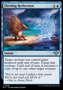 Flüchtige Reflexion OTJ-49 Uncommon Near Mint Englisch Foil