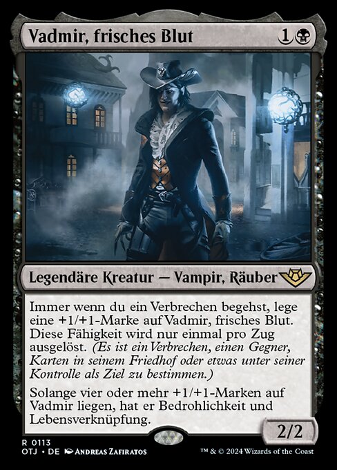 Vadmir, frisches Blut OTJ-113 Rare Near Mint Deutsch