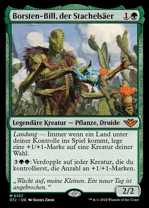 Borsten-Bill, der Stachelsäer OTJ-157 Mythic Excellent Deutsch
