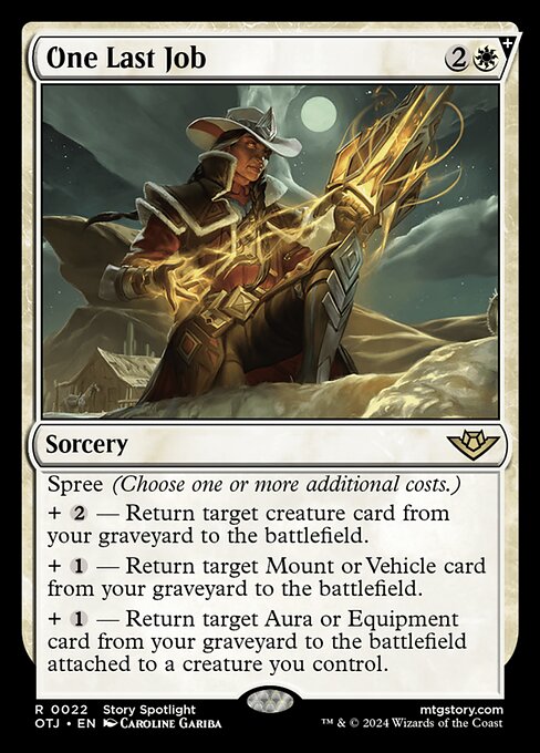 One Last Job OTJ-22 Rare Excellent Englisch Foil