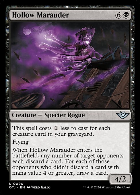 Hollow Marauder OTJ-90 Uncommon Near Mint Englisch Foil