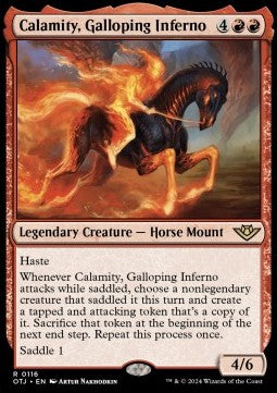 Calamity, Galloping Inferno OTJ-116 Rare Near Mint Englisch