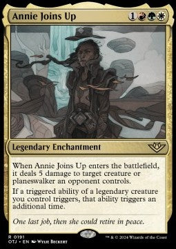 Annie Joins Up OTJ-191 Rare Good Englisch Foil