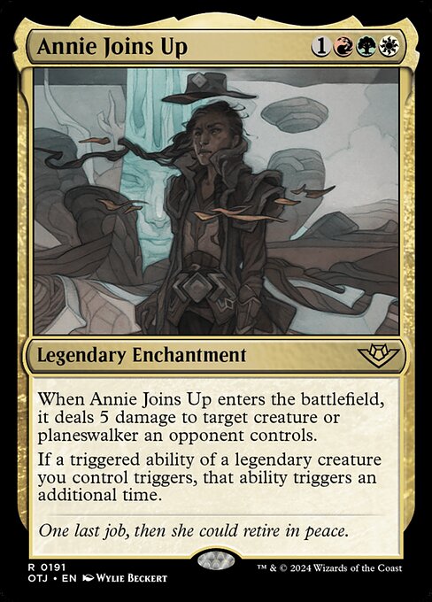 Annie Joins Up OTJ-191 Rare Good Englisch Foil