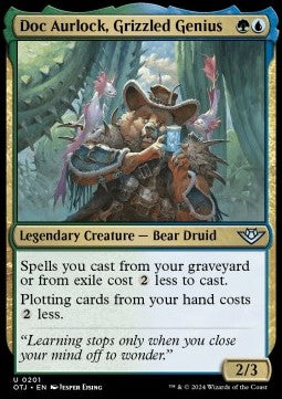 Doc Aurlock, Grizzled Genius OTJ-201 Uncommon Excellent Englisch