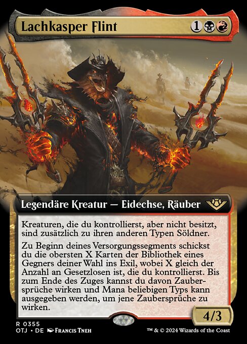 Lachkasper Flint XOTJ-355 Rare Near Mint Deutsch Foil