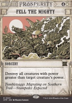 Fell the Mighty OTP-1 Rare Near Mint Englisch