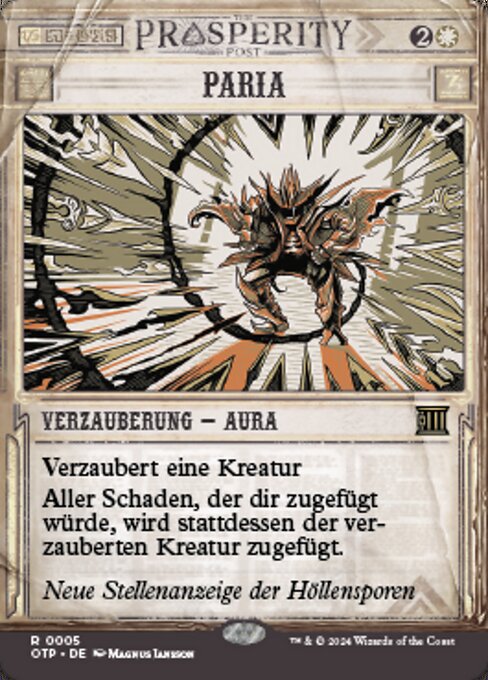 Paria OTP-5 Rare Near Mint Deutsch