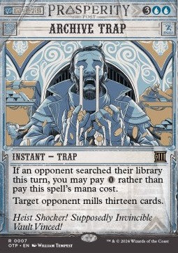 Archive Trap OTP-7 Rare Near Mint Englisch