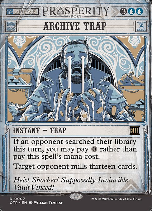Archiv-Falle OTP-7 Rare Excellent Englisch Foil