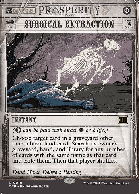 Surgical Extraction OTP-19 Rare Near Mint Englisch Foil