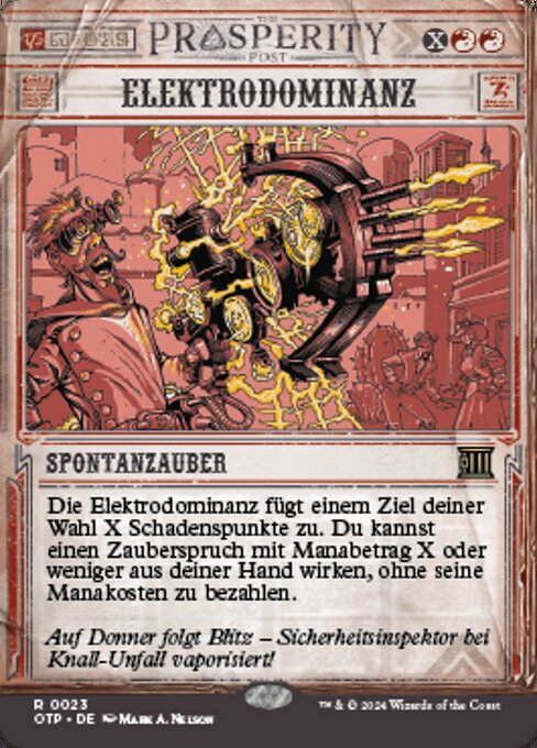 Elektrodominanz OTP-23 Rare Near Mint Deutsch
