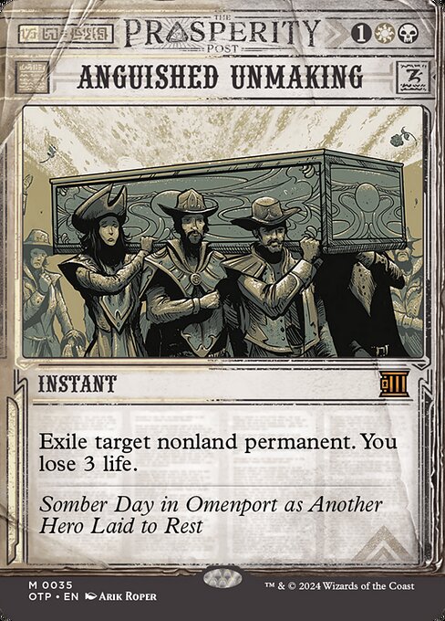 Anguished Unmaking OTP-35 Mythic Excellent Englisch