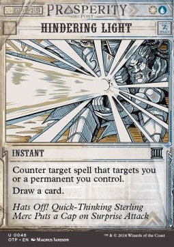 Hindering Light OTP-46 Uncommon Excellent Englisch