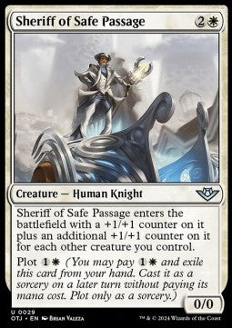 Sheriff des sicheren Geleits OTJ-29 Uncommon Near Mint Englisch Foil