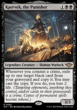 Kaervek, the Punisher OTJ-92 Rare Excellent Englisch Foil