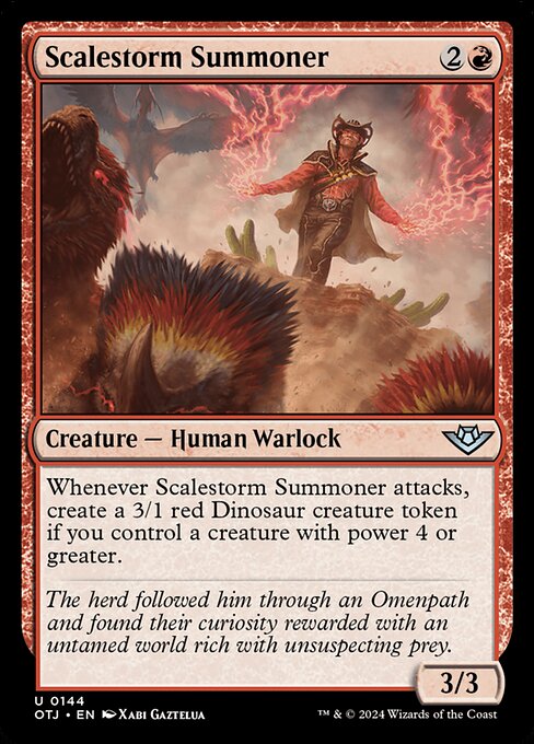 Echsensturm-Beschwörer OTJ-144 Uncommon Near Mint Englisch
