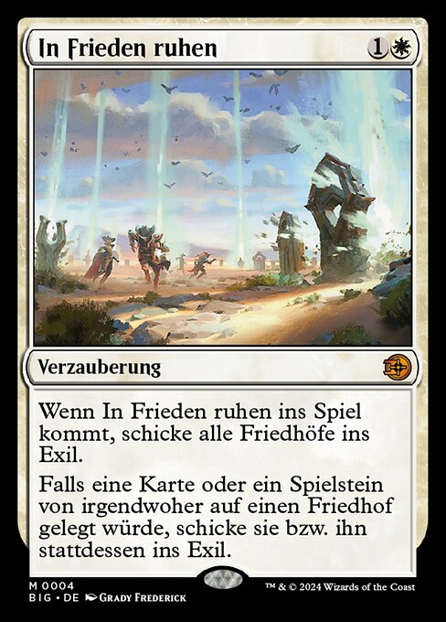 In Frieden ruhen (V.1) BIG-4 Mythic Near Mint Deutsch