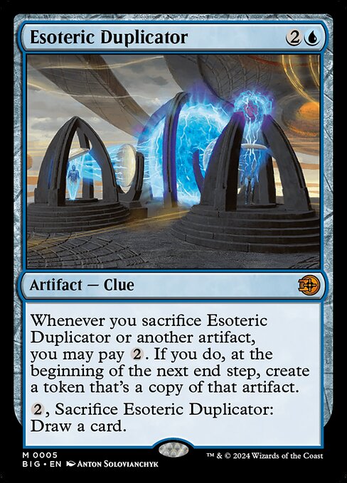 Esoteric Duplicator (V.1) BIG-5 Mythic Near Mint Englisch