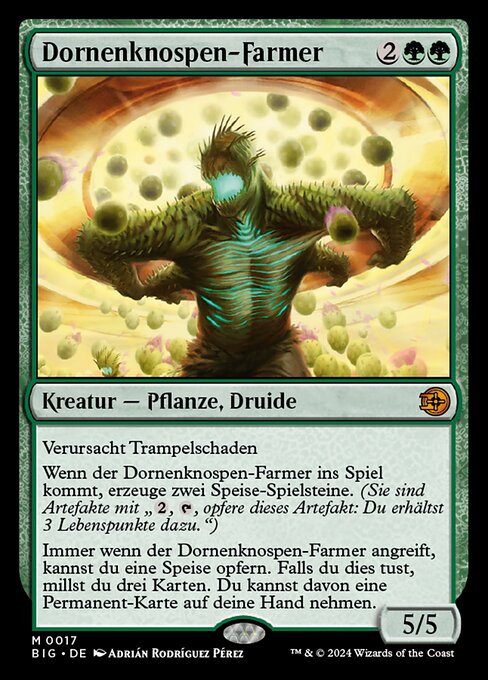 Bristlebud Farmer (V.1) BIG-17 Mythic Excellent Deutsch